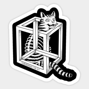 Schrodinger the Cat Sticker